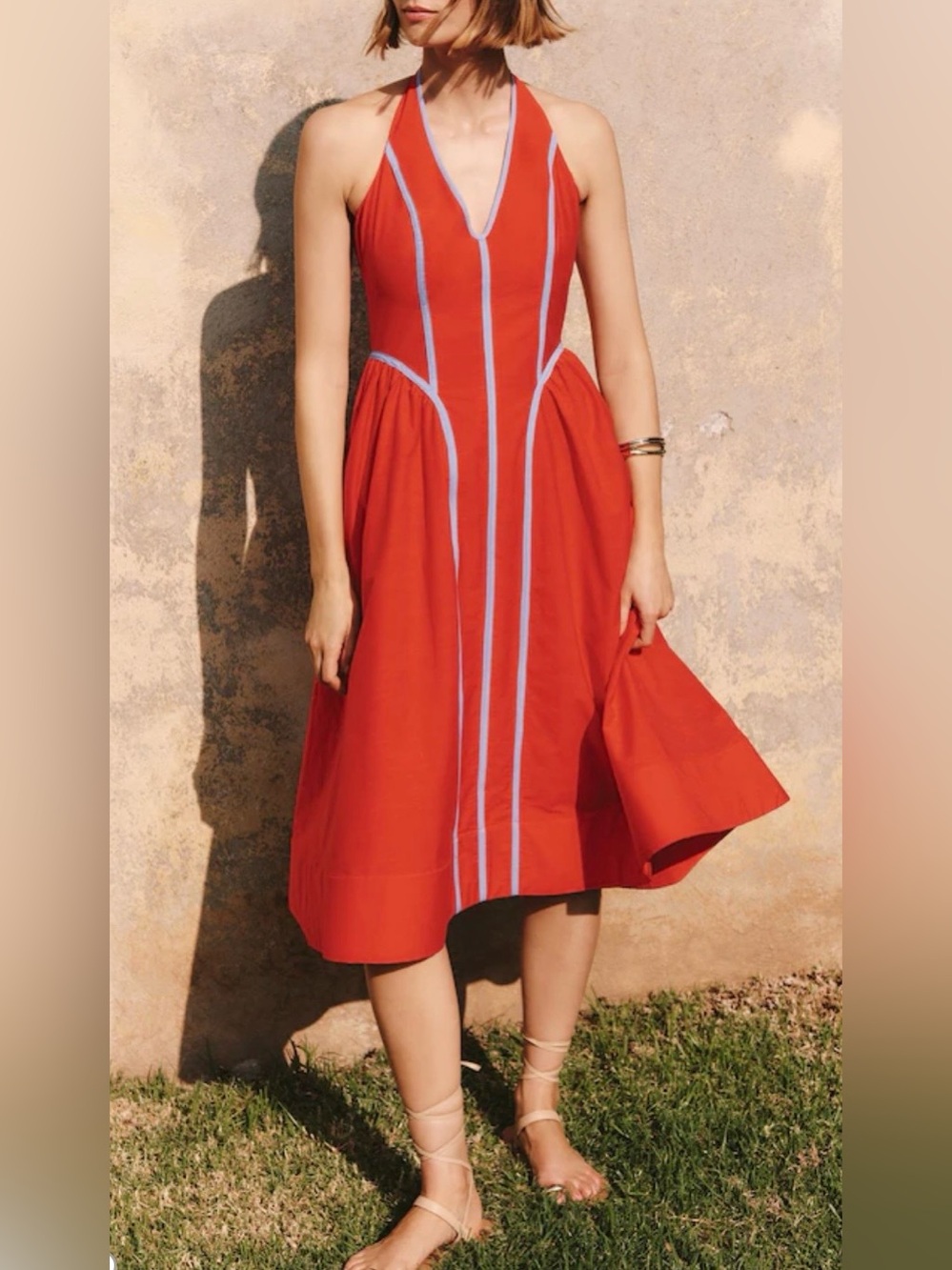 GORGEOUS  Maeve Halter dress NWT Size small